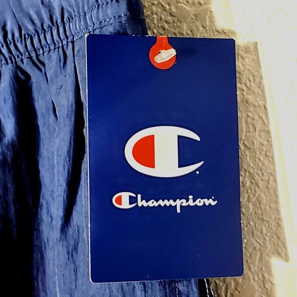 Champion Mens Tri-Color Swim Shorts With Drawstring & Pocket Size Small NWT - Picture 4 of 5